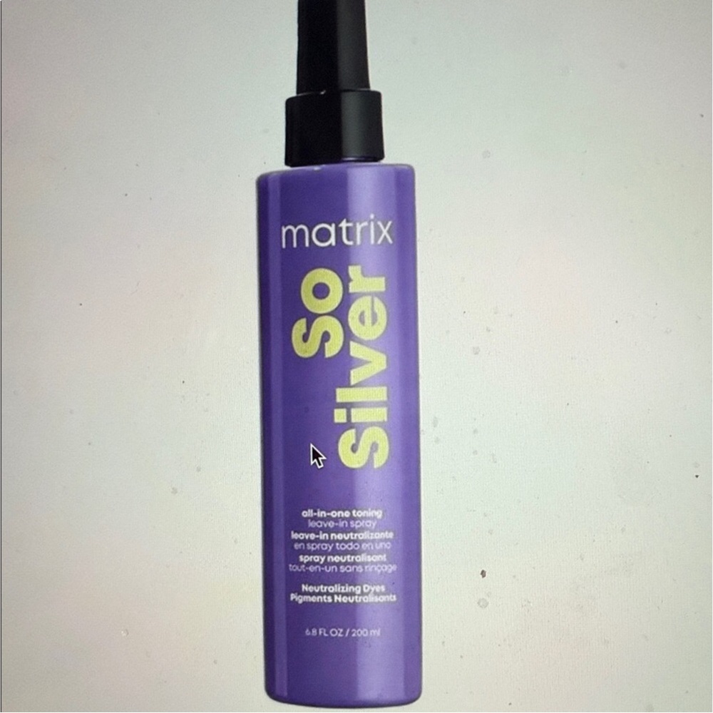 Matix So Silver Hair Toning Spray - Purple and Silver